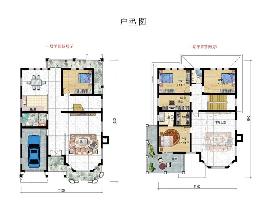 轻钢别墅平面图