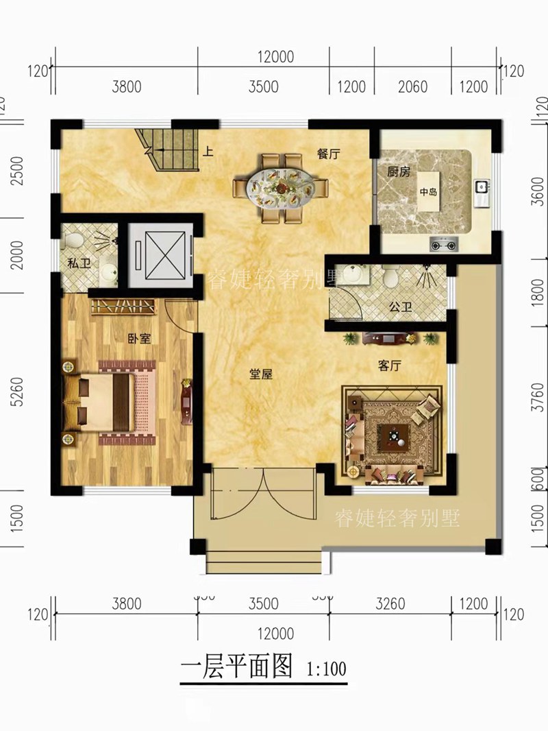 新农村建设中现代风别墅代表(图3)