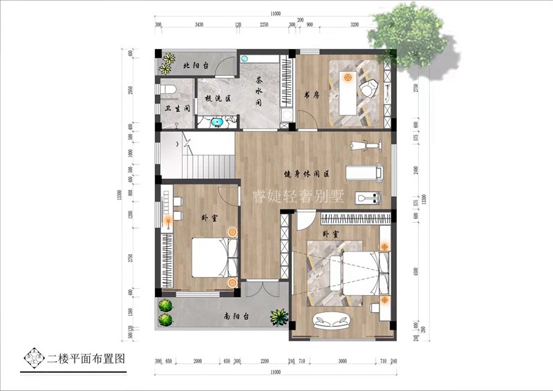 装修师傅都夸这个现代风格别墅(图3)