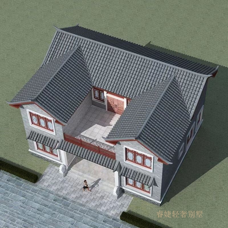 新古典风格二层小别墅(图2)