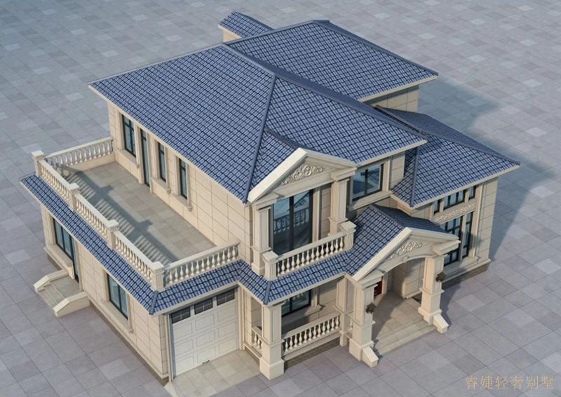 带车库和露台的二层简欧乡村别墅(图2) 带车库和露台的二层简欧乡村别墅(图2)