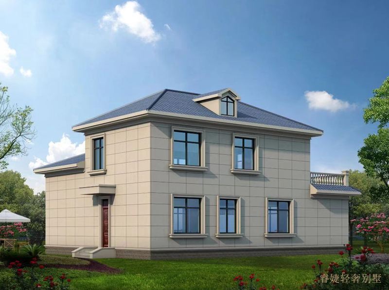 带车库和露台的二层简欧乡村别墅(图3) 带车库和露台的二层简欧乡村别墅(图3)