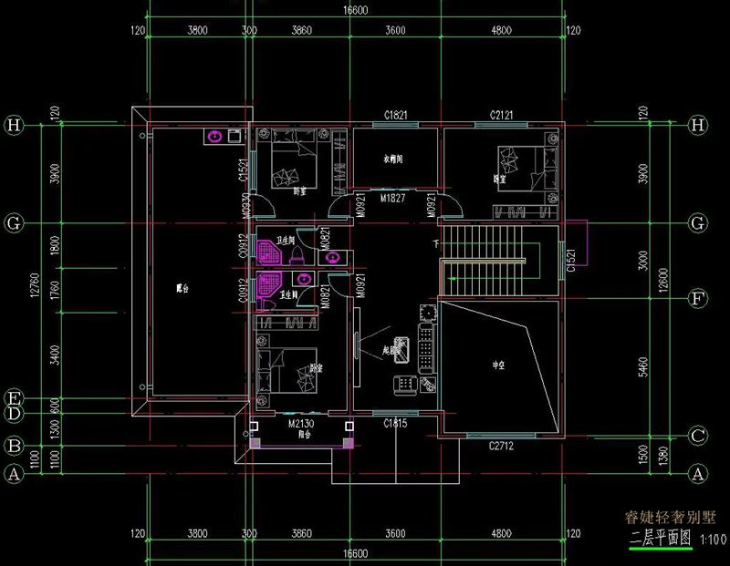 带车库和露台的二层简欧乡村别墅(图5) 带车库和露台的二层简欧乡村别墅(图5)