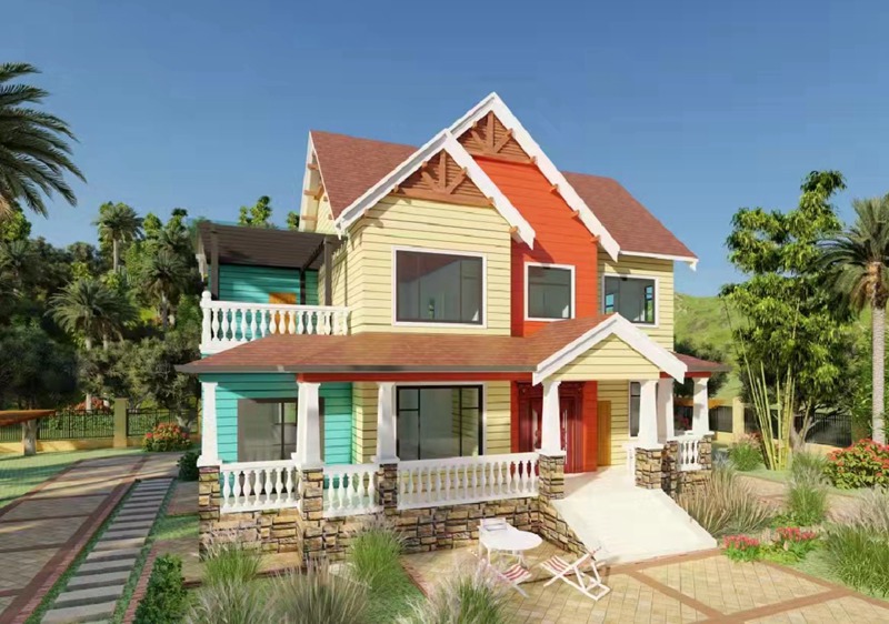 未来之家：环保、高效、时尚的轻钢别墅让梦想成真！
